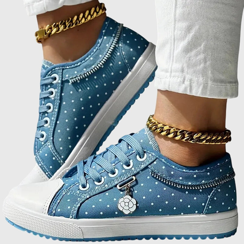 Women’s Blue Orthopedic Sneakers with Arch Support