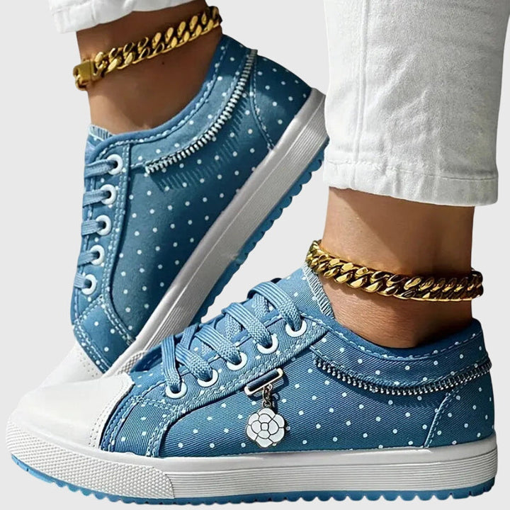 Women’s Blue Orthopedic Sneakers with Arch Support