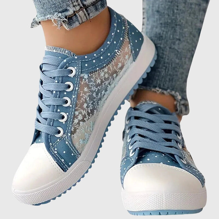 Women’s Blue Orthopedic Sneakers with Arch Support