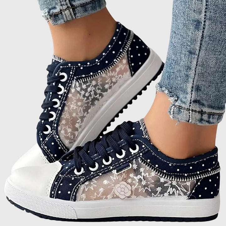 Women’s Blue Orthopedic Sneakers with Arch Support