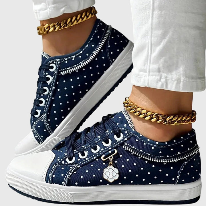 Women’s Blue Orthopedic Sneakers with Arch Support