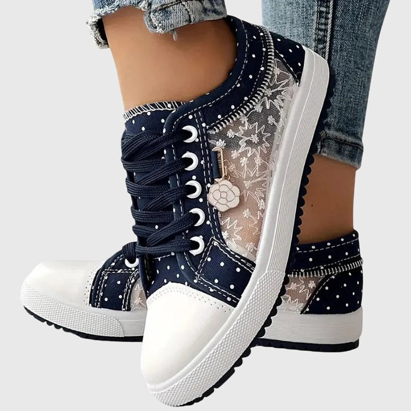 Women’s Blue Orthopedic Sneakers with Arch Support