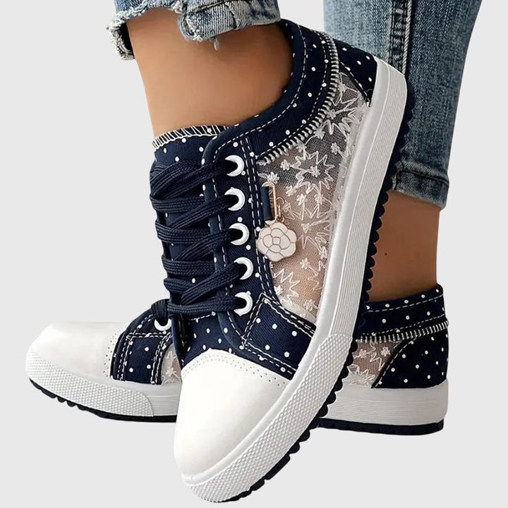 Women’s Blue Orthopedic Sneakers with Arch Support