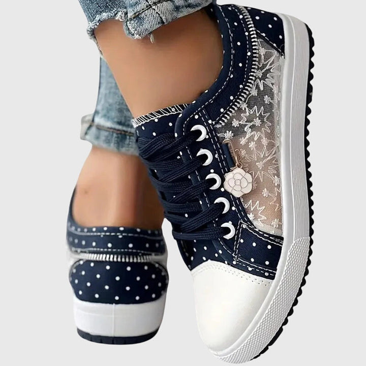 Women’s Blue Orthopedic Sneakers with Arch Support