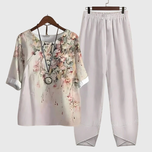 Women’s Boho Butterfly Two-Piece Set