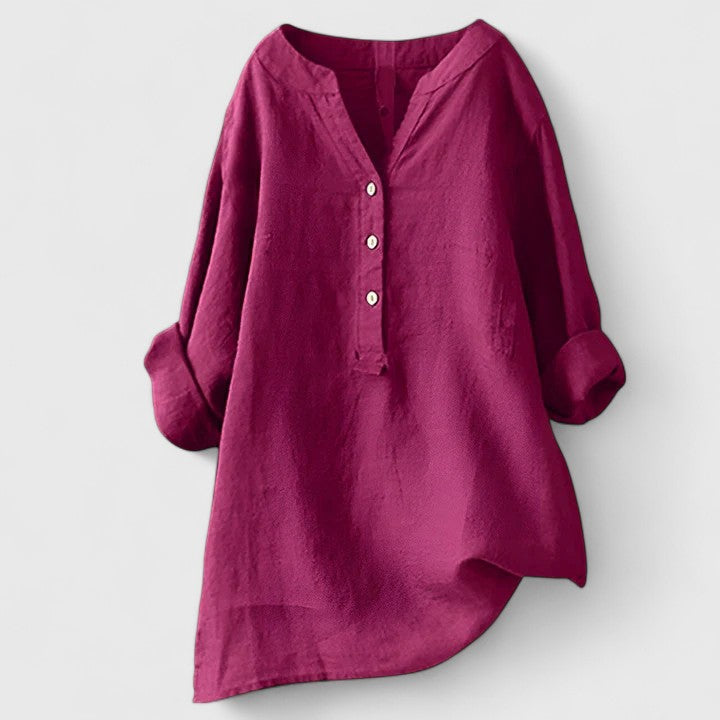 Women’s Button-Front Shirt with Premium Breathability