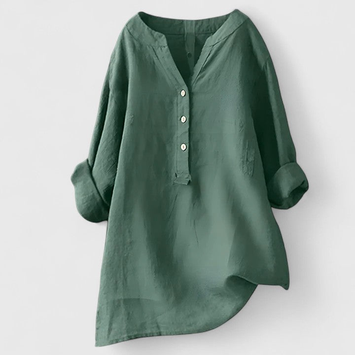 Women’s Button-Front Shirt with Premium Breathability