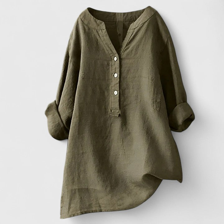 Women’s Button-Front Shirt with Premium Breathability