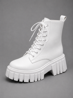Women's Chunky Boots with Deep Tread Sole