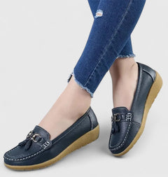 Women’s Classic Loafers Orthopedic Shoes with Insole