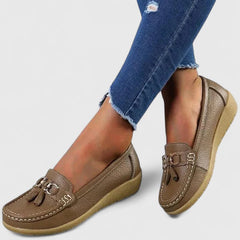 Women’s Classic Loafers Orthopedic Shoes with Insole