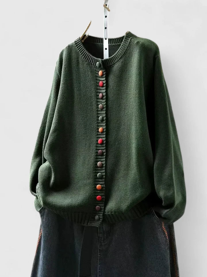 Esme | Button Front Cardigan with Relaxed Fit