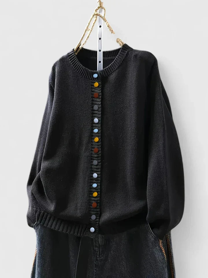Esme | Button Front Cardigan with Relaxed Fit