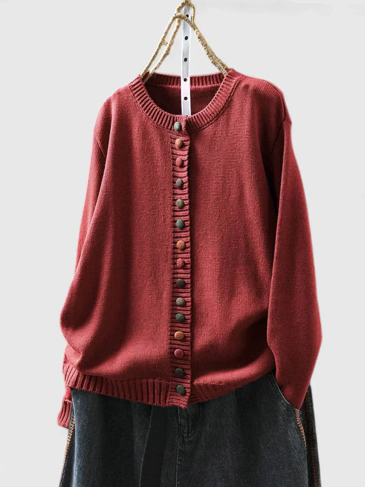 Esme | Button Front Cardigan with Relaxed Fit