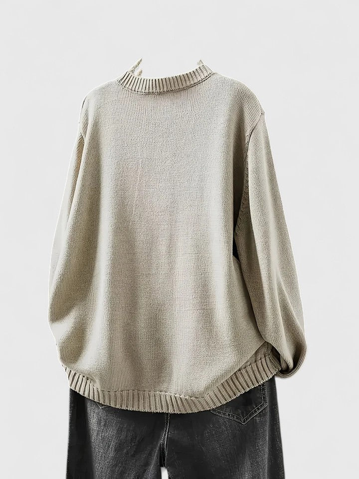 Willa | Open Front Cardigan with Round Neck