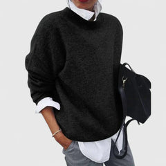 Elodie | Oversized Crew Neck Sweater in Soft Knit