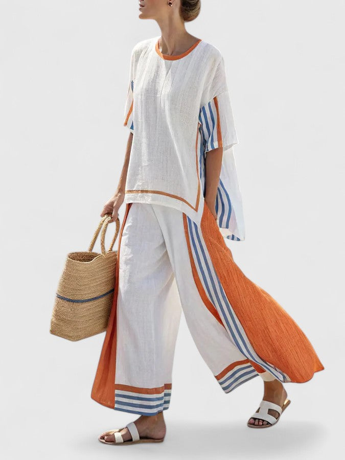 Women’s Comfortable Two-Piece Set with Wrinkle Resistance