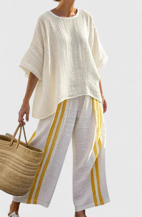 Women’s Comfortable Two-Piece Set with Wrinkle Resistance