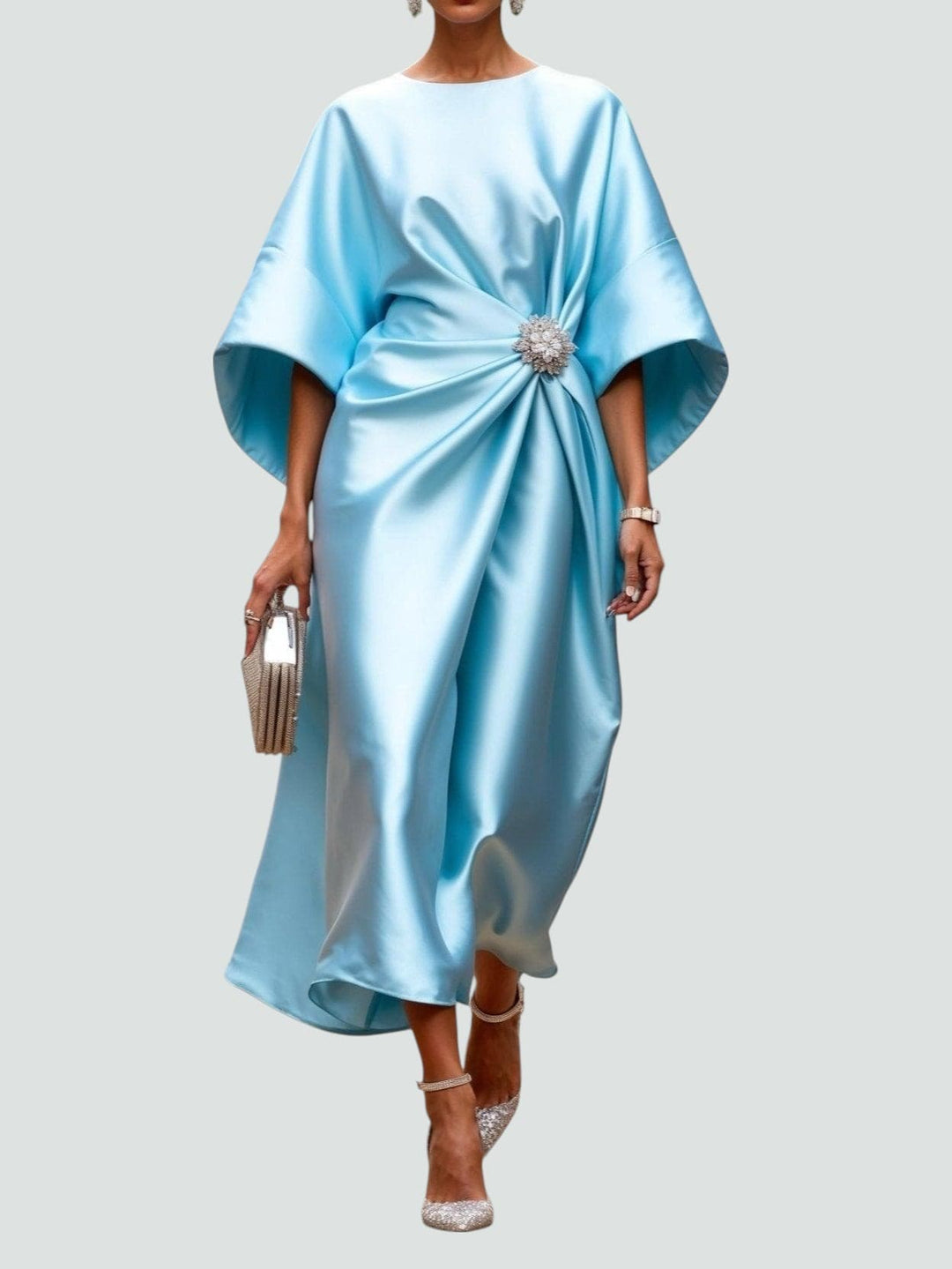Women's Dress - Waist Twist