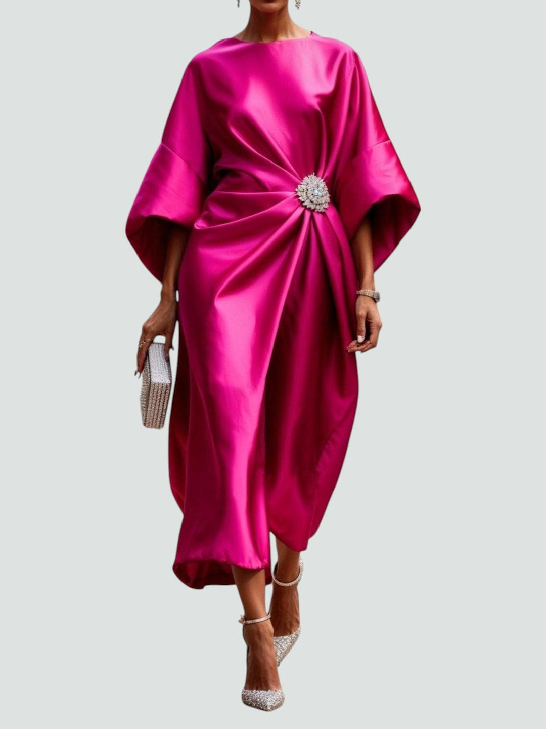 Women's Dress - Waist Twist