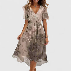 Women’s Elegant Dress - Floral Design