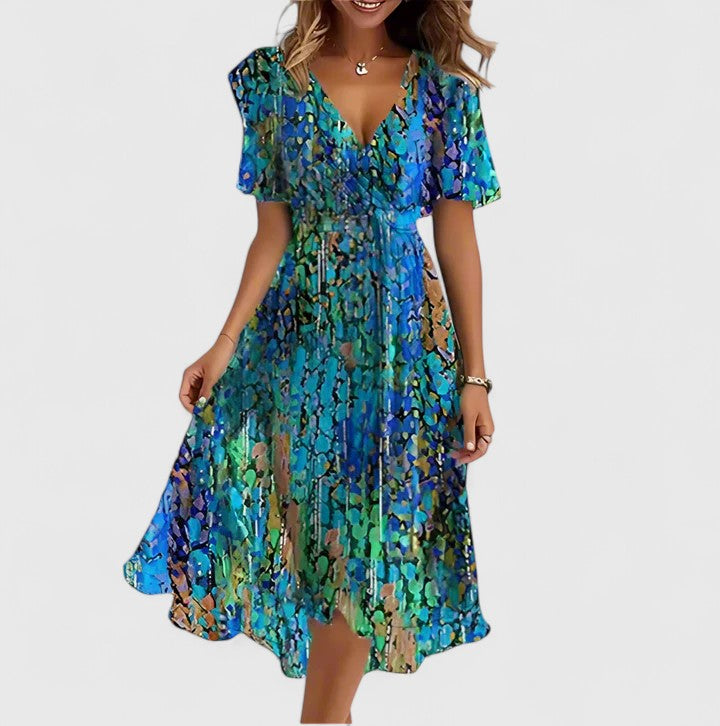 Women’s Elegant Dress - Floral Design