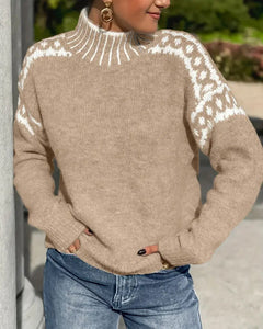 Women’s Elegant Knit Sweater with Warmth