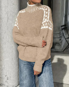 Women’s Elegant Knit Sweater with Warmth