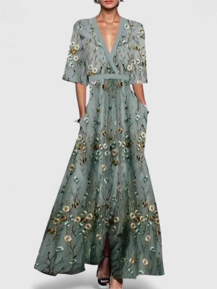 Women’s Elegant Maxi Dress - Flattering Silhouette