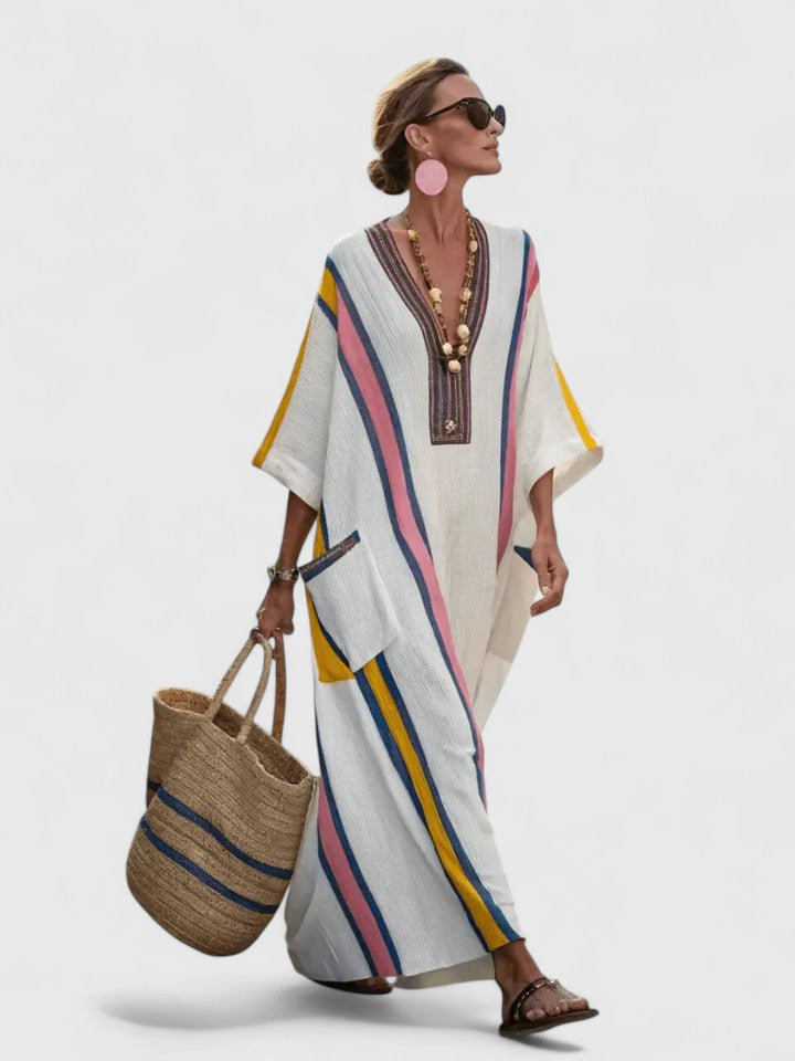 Women’s Elegant Maxi Dress - Relaxed Fit
