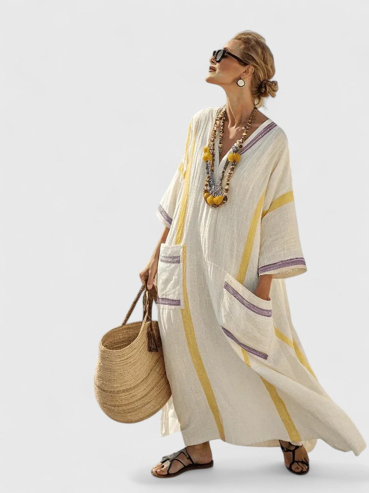 Women’s Elegant Maxi Dress - Relaxed Fit