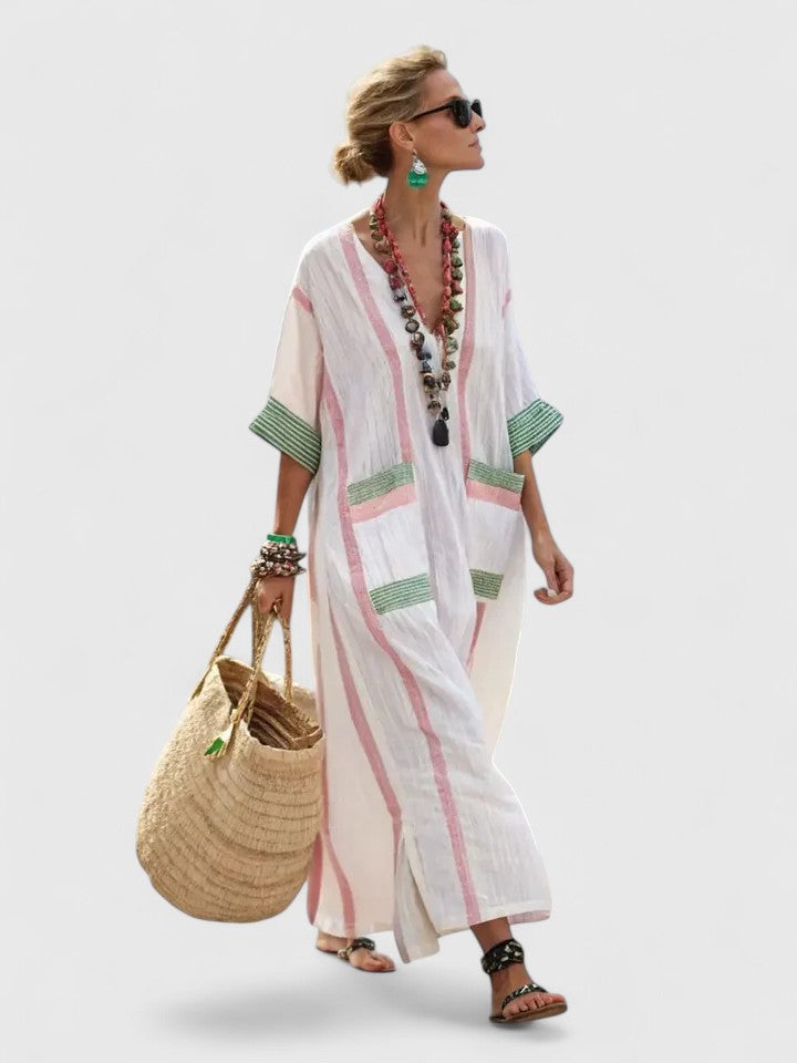 Women’s Elegant Maxi Dress - Relaxed Fit