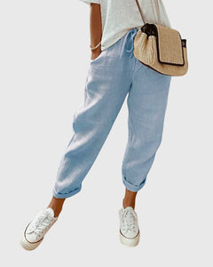 Women’s Elegant Pants with Elastic Waistband
