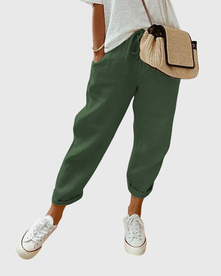 Women’s Elegant Pants with Elastic Waistband
