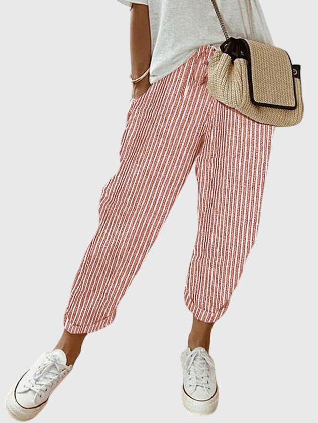 Women’s Elegant Pants with Elastic Waistband