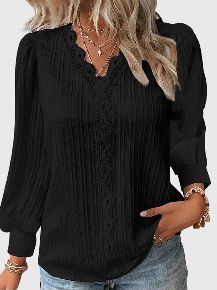 Women’s Elegant Pullover Blouse - Classic Fit