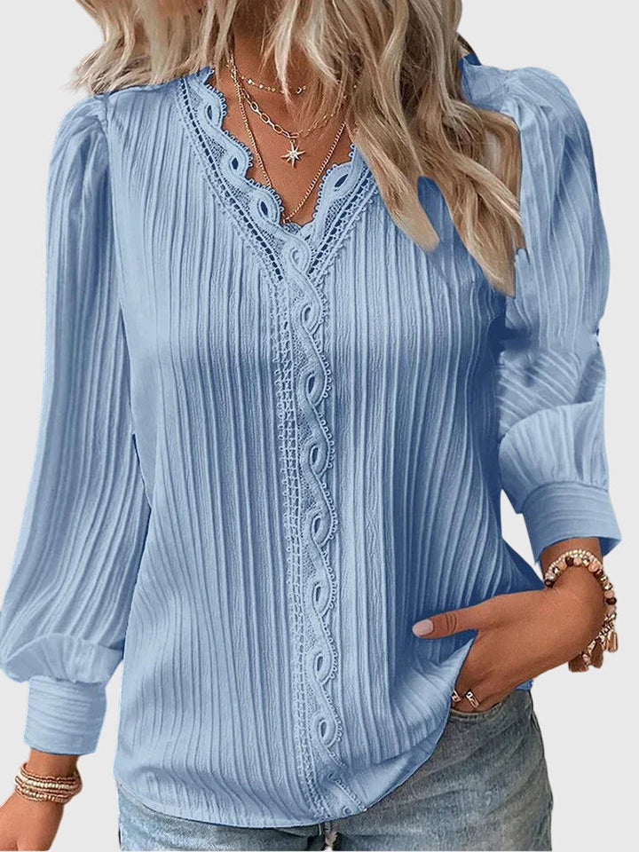 Women’s Elegant Pullover Blouse - Classic Fit