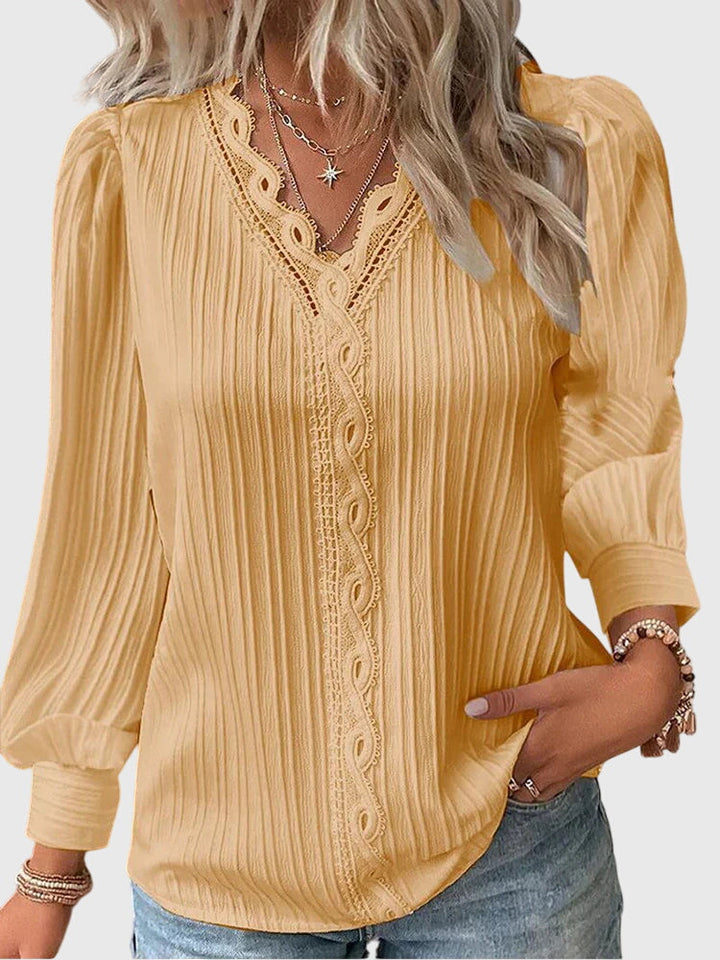Women’s Elegant Pullover Blouse - Classic Fit
