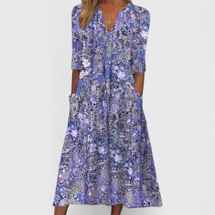 Women’s Elegant Summer Dress with Belly Coverage
