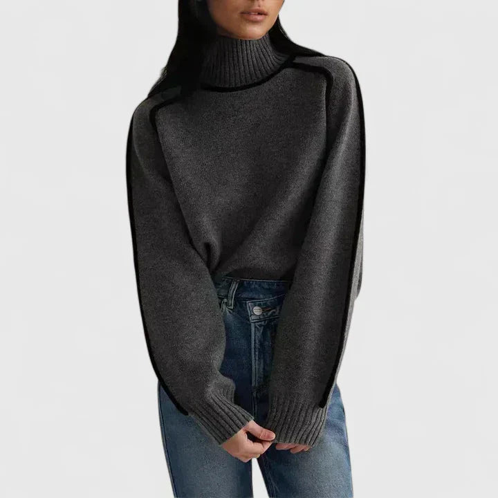 Saskia | Crew Neck Sweater with Relaxed Fit