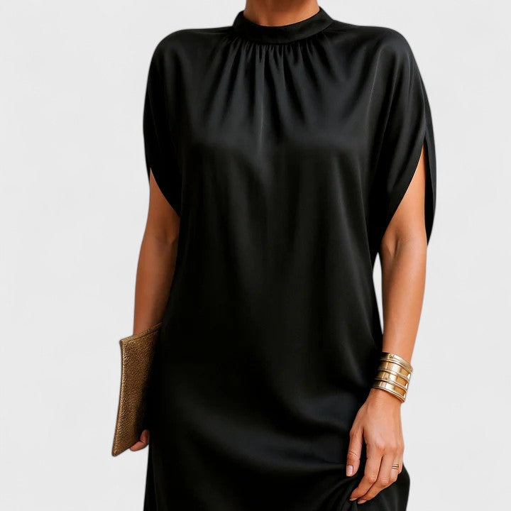 Women’s Figure Flattering  V-Neck Dress