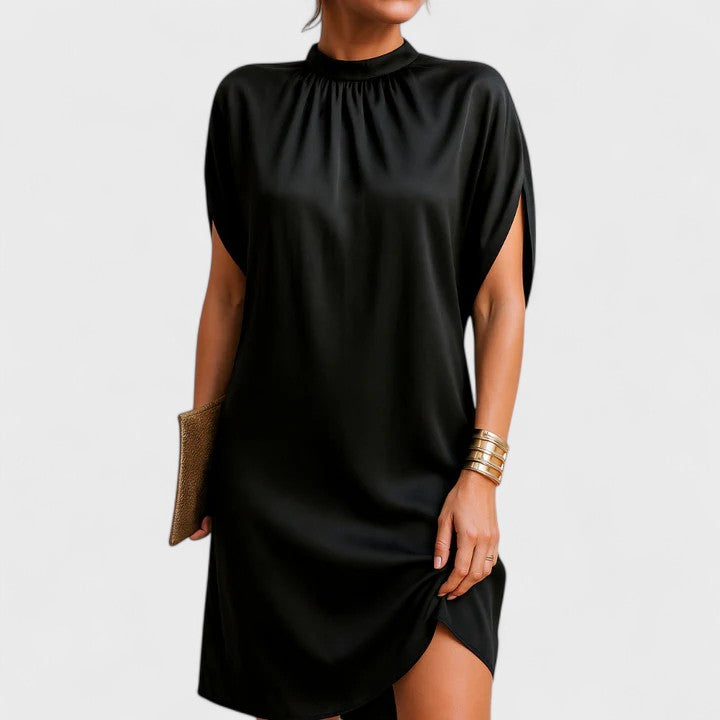 Women’s Figure Flattering  V-Neck Dress
