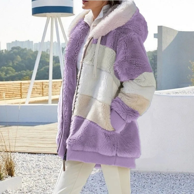 Women’s Fitted Hooded Jacket - Zip Closure
