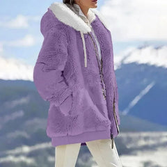 Women’s Fitted Hooded Jacket - Zip Closure