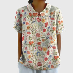 Women’s Floral Blouse - Lightweight Comfort