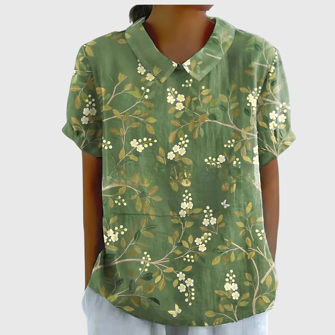 Women’s Floral Blouse - Lightweight Comfort