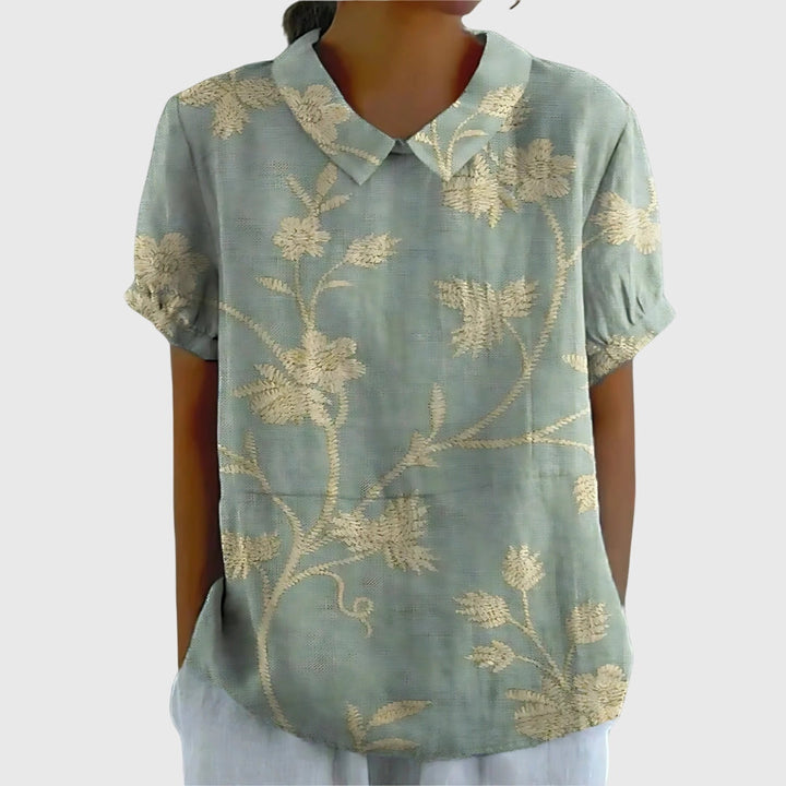 Women’s Floral Blouse - Lightweight Comfort