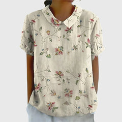 Women’s Floral Blouse - Lightweight Comfort