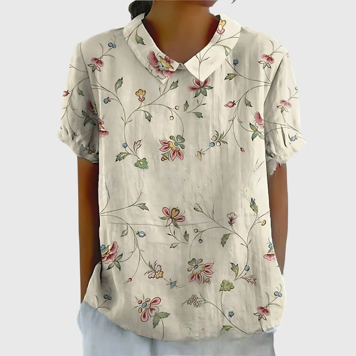 Women’s Floral Blouse - Lightweight Comfort