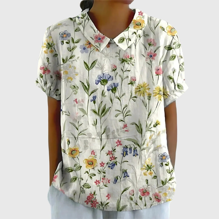 Women’s Floral Blouse - Lightweight Comfort